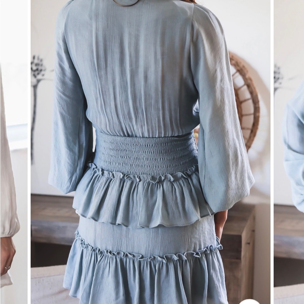 BEAUTIFUL Boutique Ruffle Dress NWT - Picture 6 of 6